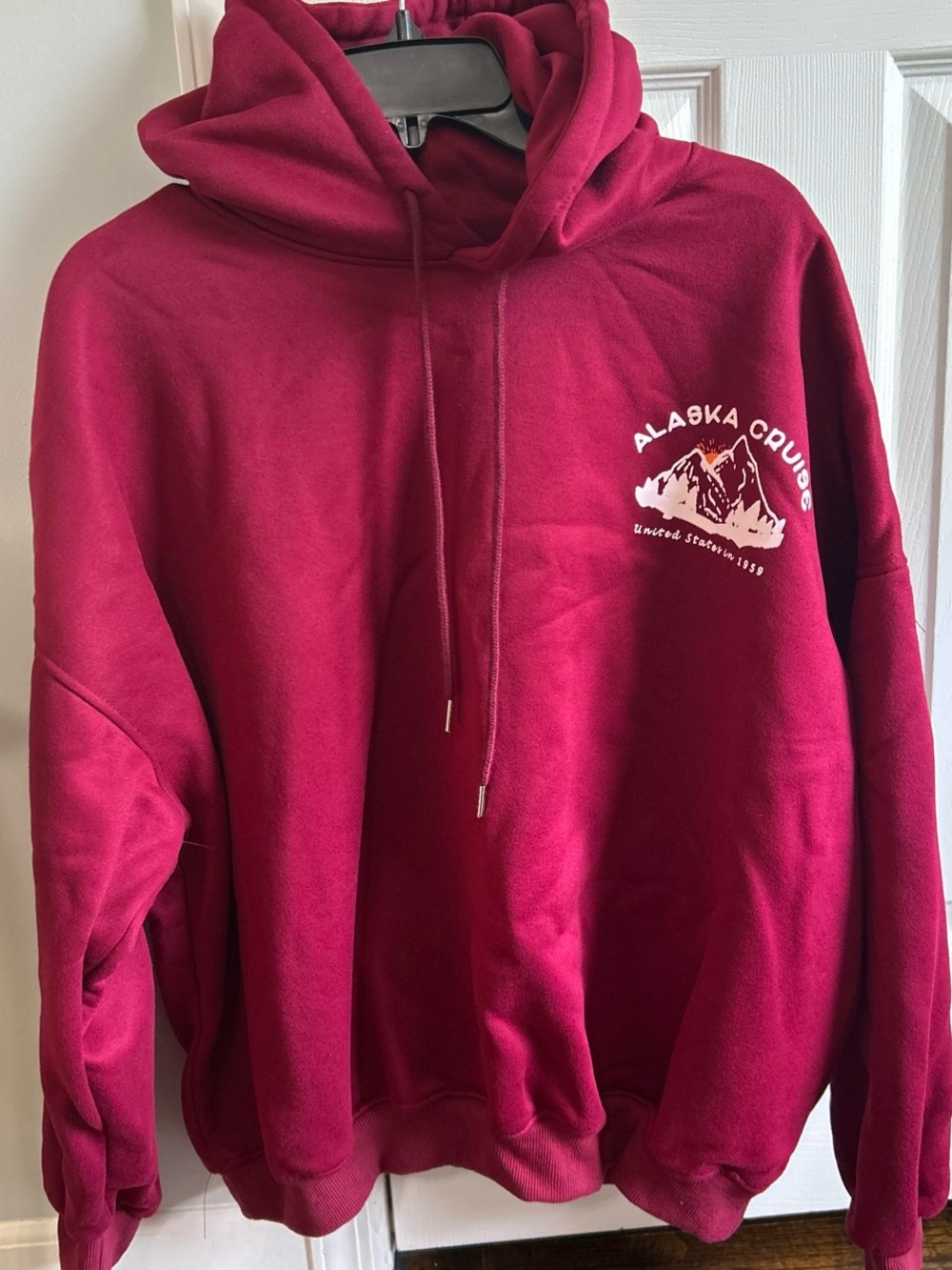Alaska Cruise Women's Maroon Hoodie Sweatshirt